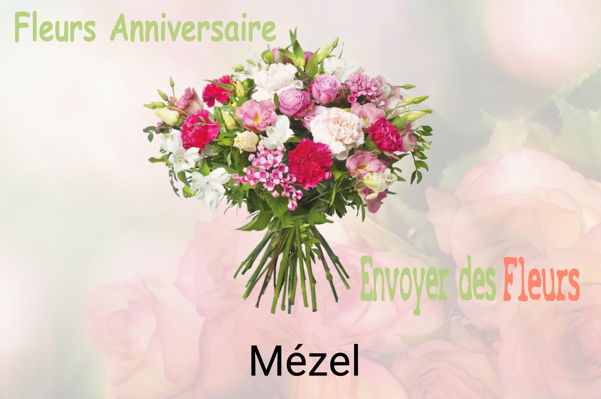 Bouquet de fleurs d’anniversaire livré à Mézel